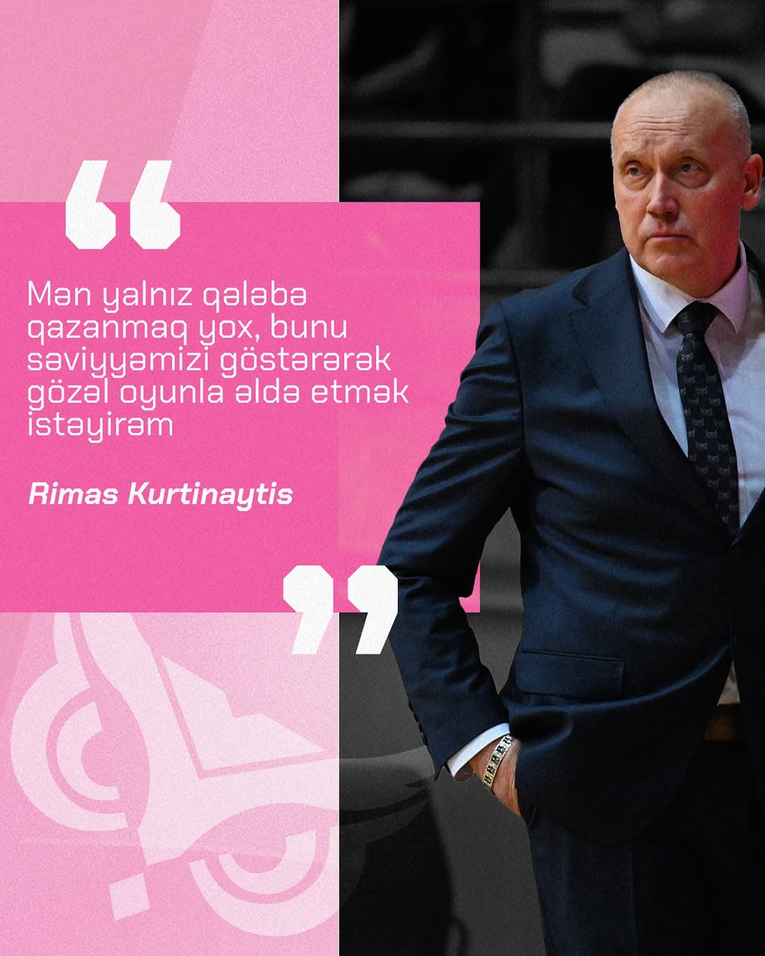 Baş məşqçimiz Rimas Kurtinaytisin “Abşeron” BK ilə oyundan sonra fikirləri:
