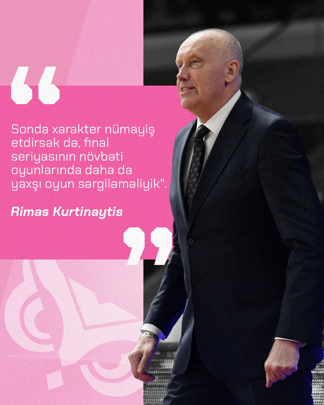 Baş məşqçimiz Rimas Kurtinaytisin “Neftçi” İK ilə oyundan sonra fikirləri: