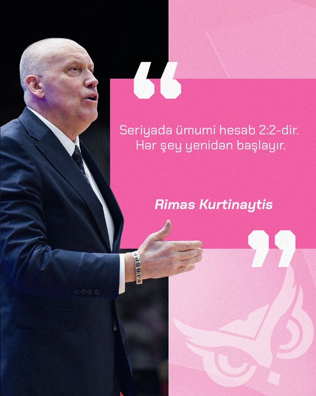 Baş məşqçimiz Rimas Kurtinaytisin “Neftçi” İK ilə oyundan sonra fikirləri: