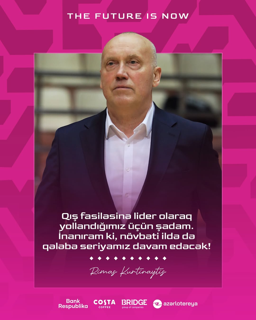 Baş məşqçimiz Rimas Kurtinaytisin NTD ilə oyundan sonra fikirləri: